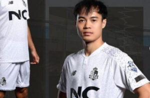 Văn Toàn trong màu áo của CLB Seoul E-Land tại giải K League 2 2023/2024
